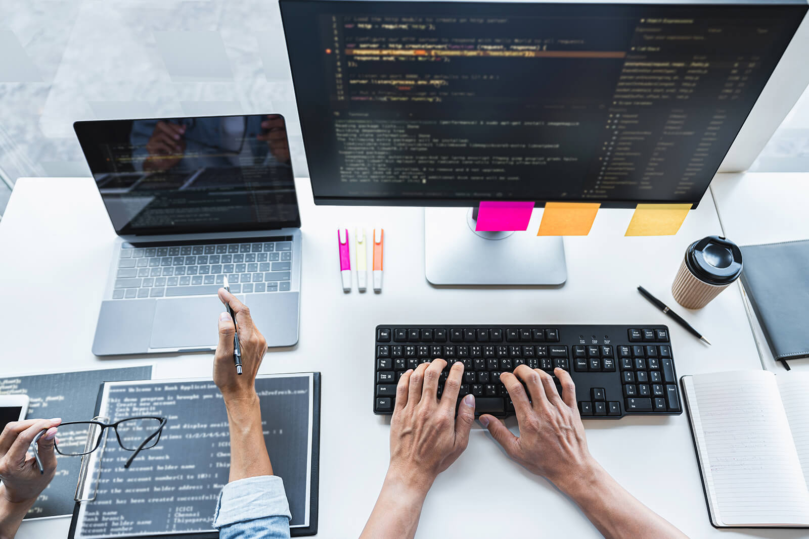 Hire a Python Developer - illustrative visual
