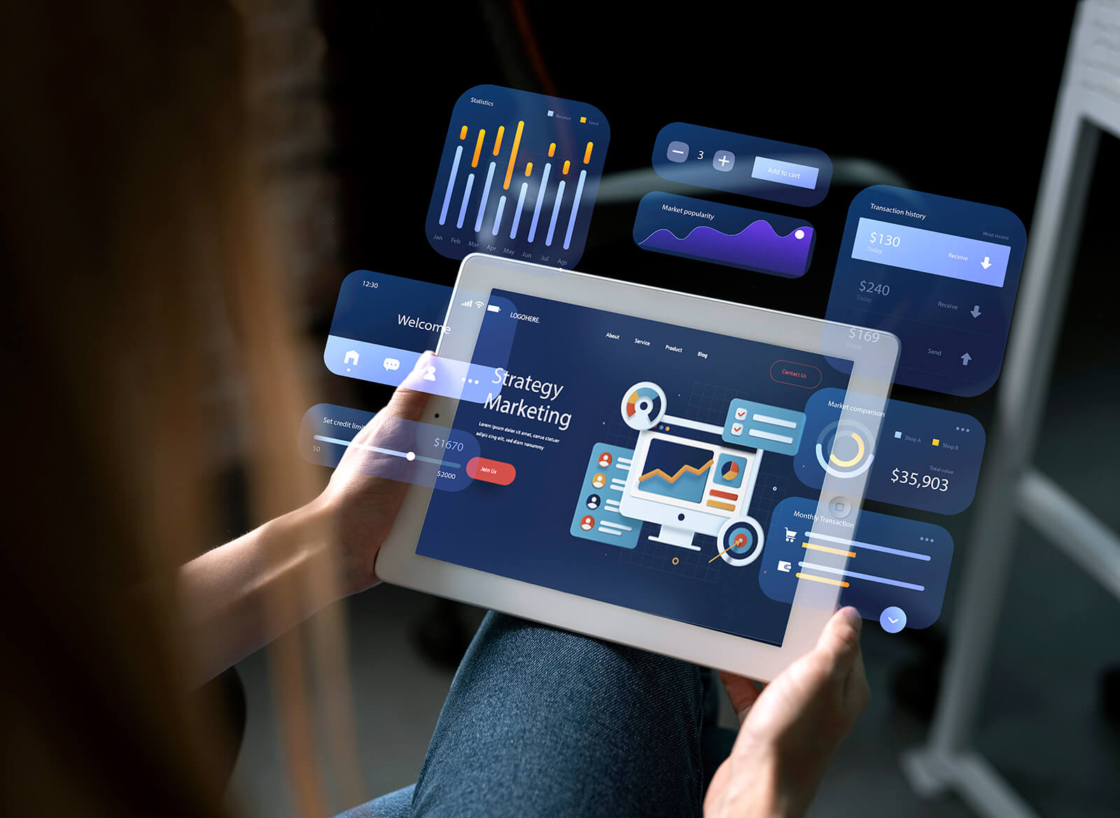 Hire a Data Analyst - illustrative visual
